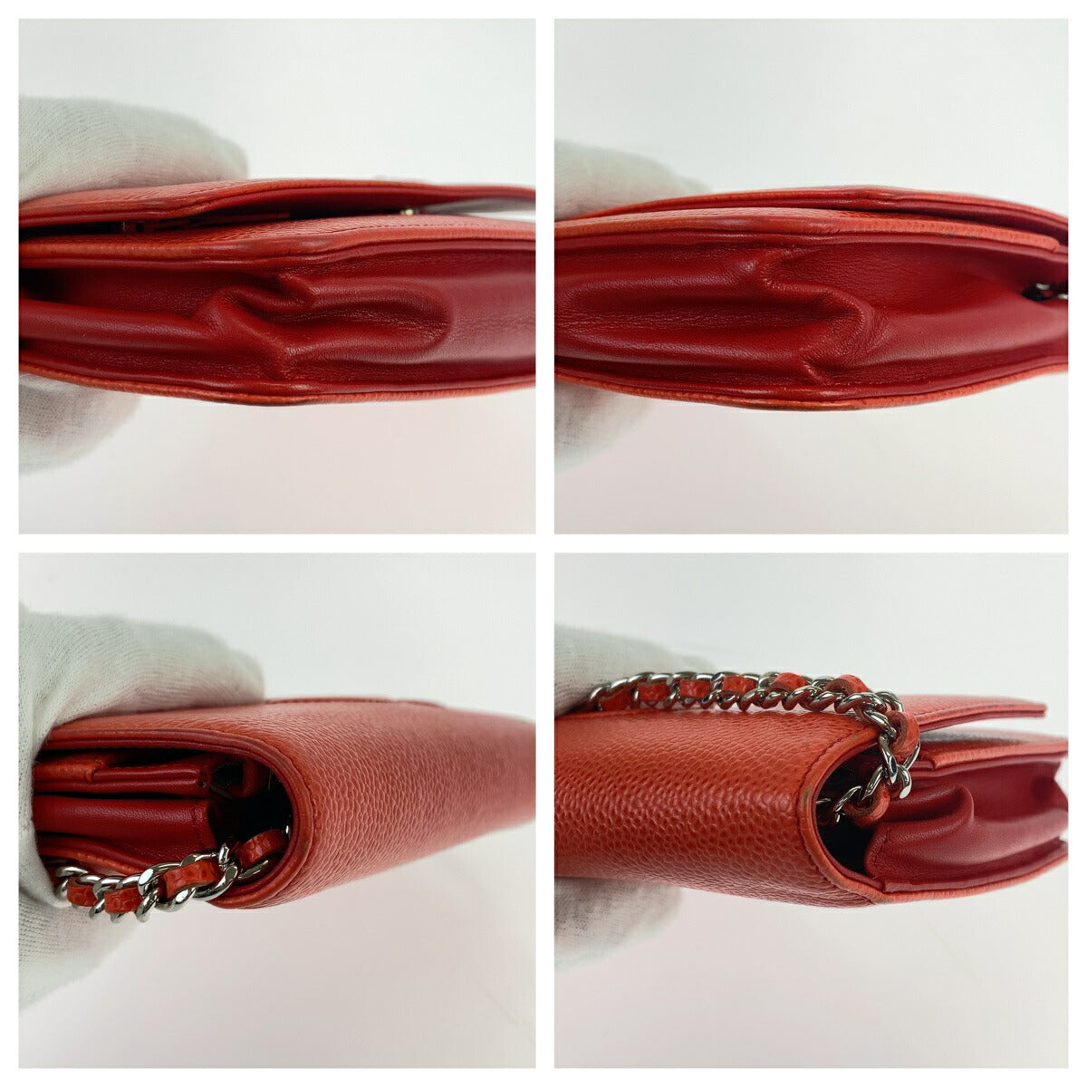 Chanel Caviar Skin Coco Mark Shoulder Bag