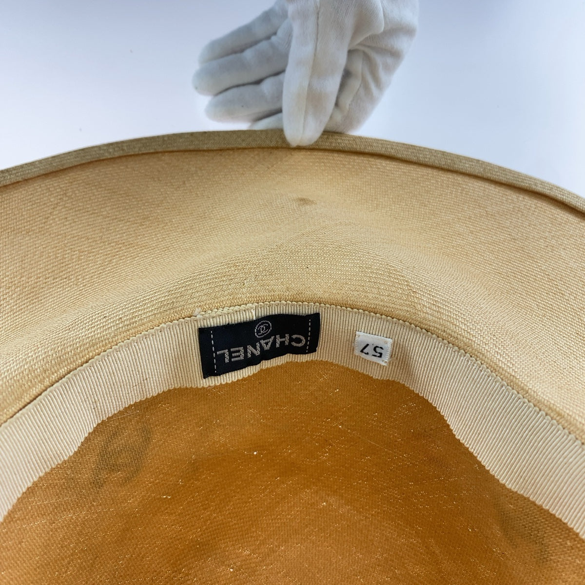 Chanel Raffia Straw Hat 407722