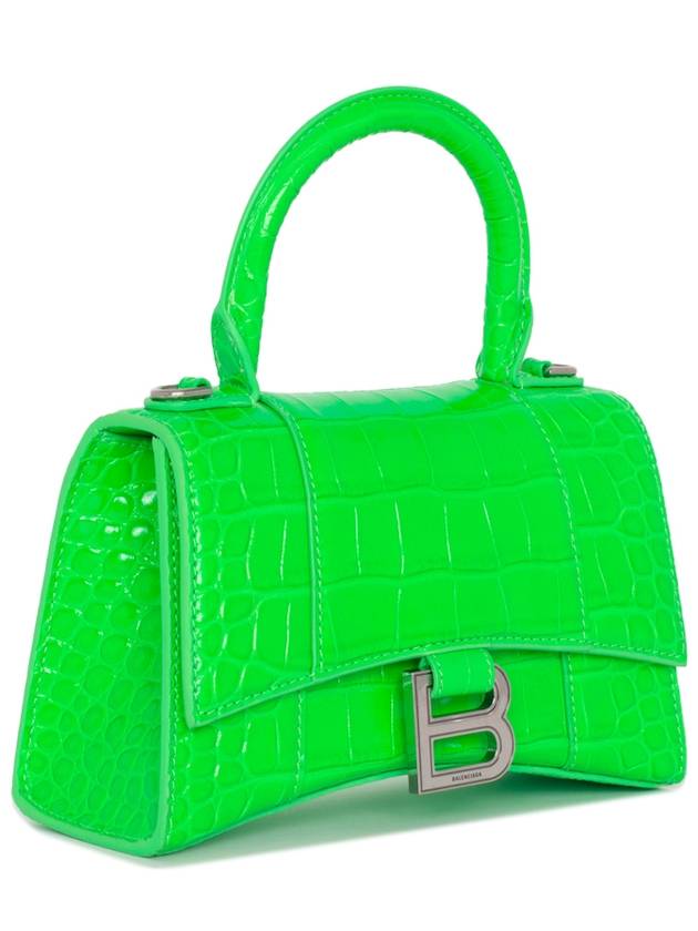 Luxury Balenciaga  Hourglass Tote Bag Green
