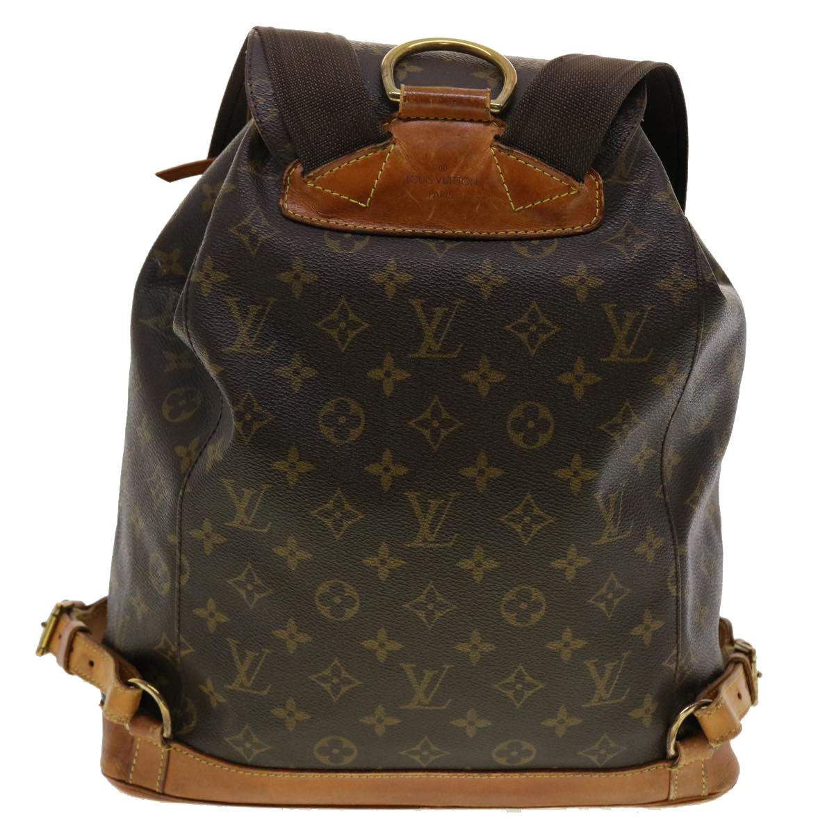 LOUIS VUITTON Monogram Montsouris GM Backpack M51135 LV Auth 40930