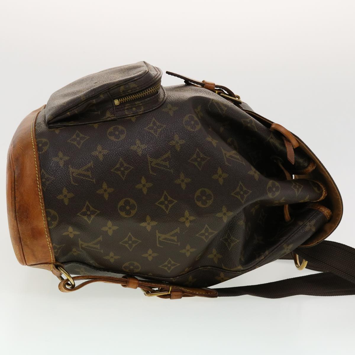 LOUIS VUITTON Monogram Montsouris GM Backpack M51135 LV Auth 40930
