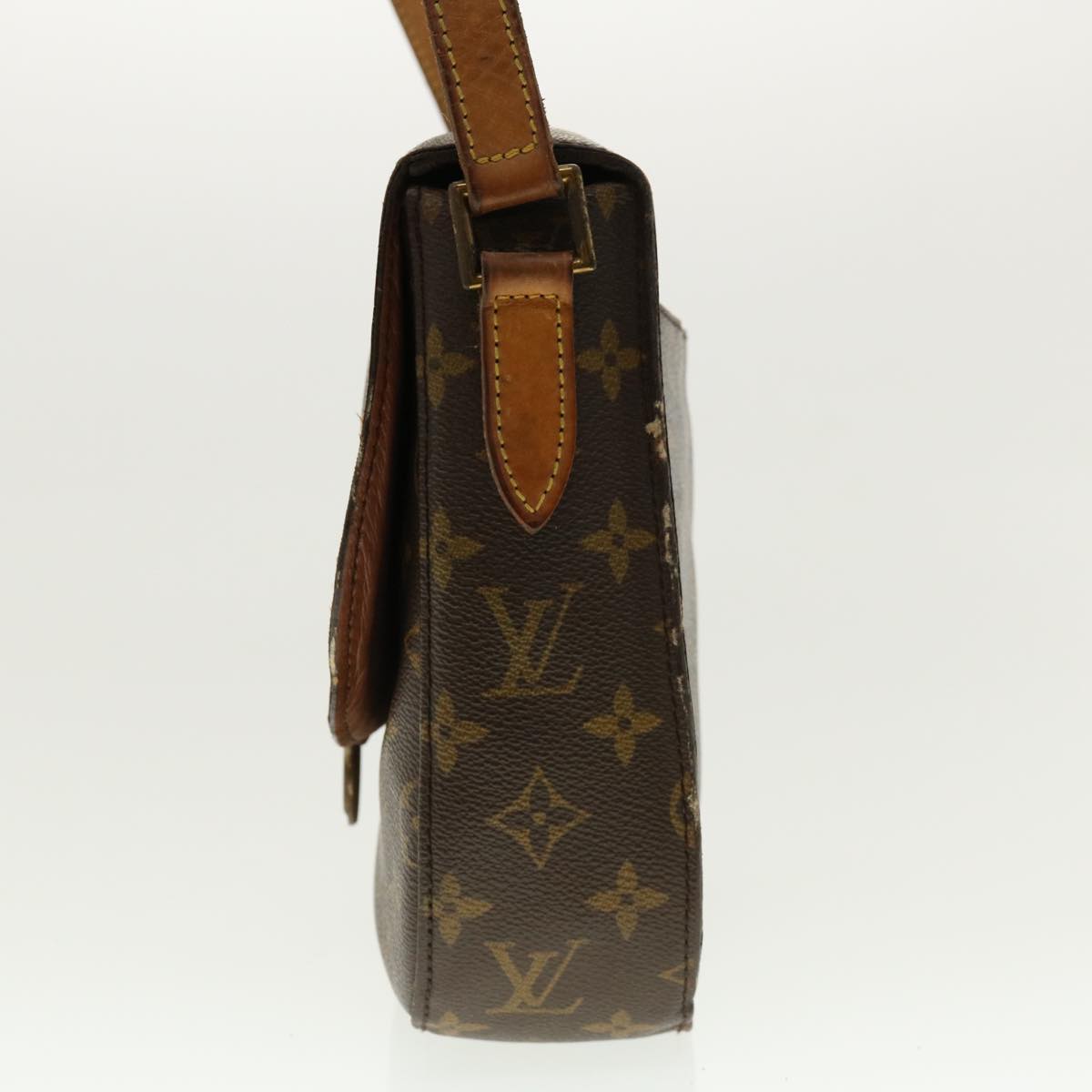 LOUIS VUITTON Monogram Saint Cloud GM Shoulder Bag M51242 LV Auth 40981