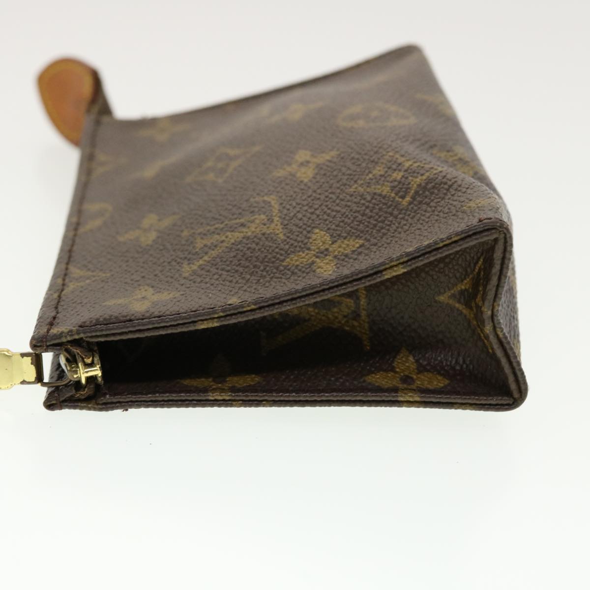 LOUIS VUITTON Monogram Poche Toilette 15 Pouch M47546 LV Auth 41049