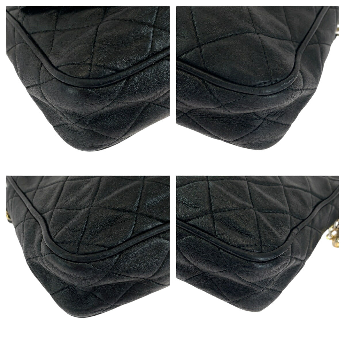 Chanel Vintage Lambskin Fringe Tassel Shoulder Bag