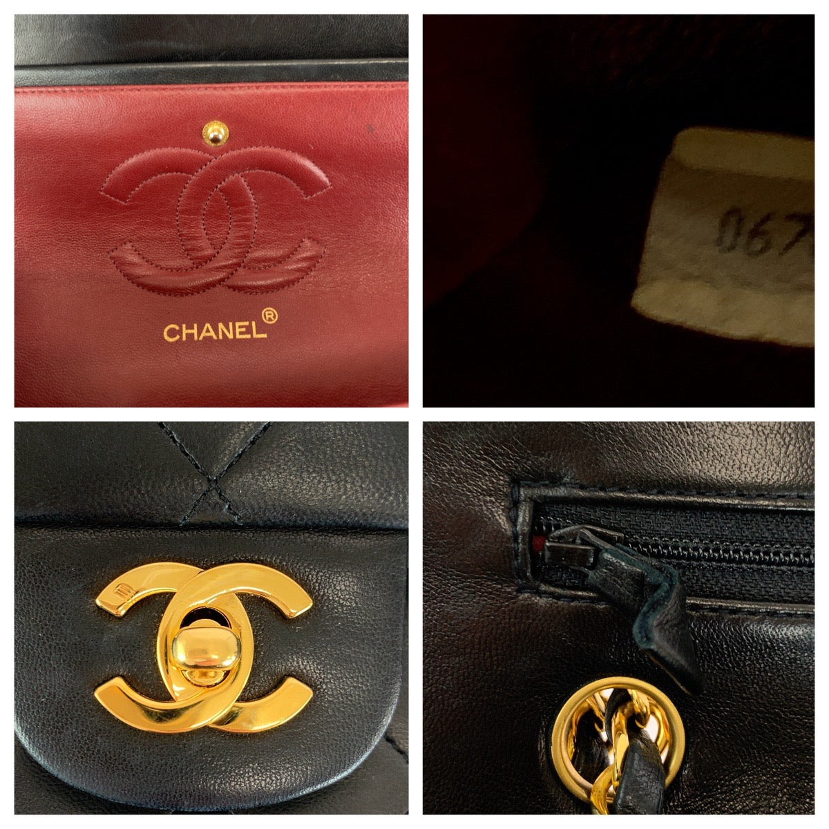 Chanel Vintage Matelasse Double Flap Bag
