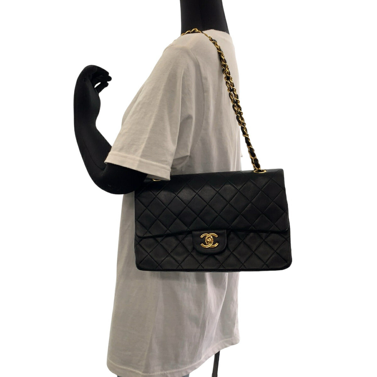 Chanel Vintage Matelasse Double Flap Bag