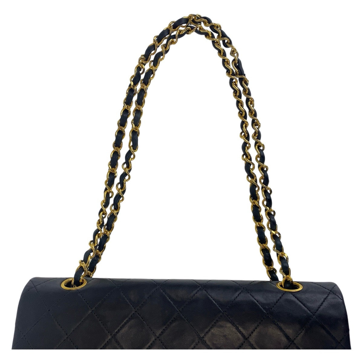 Chanel Vintage Matelasse Double Flap Shoulder Bag