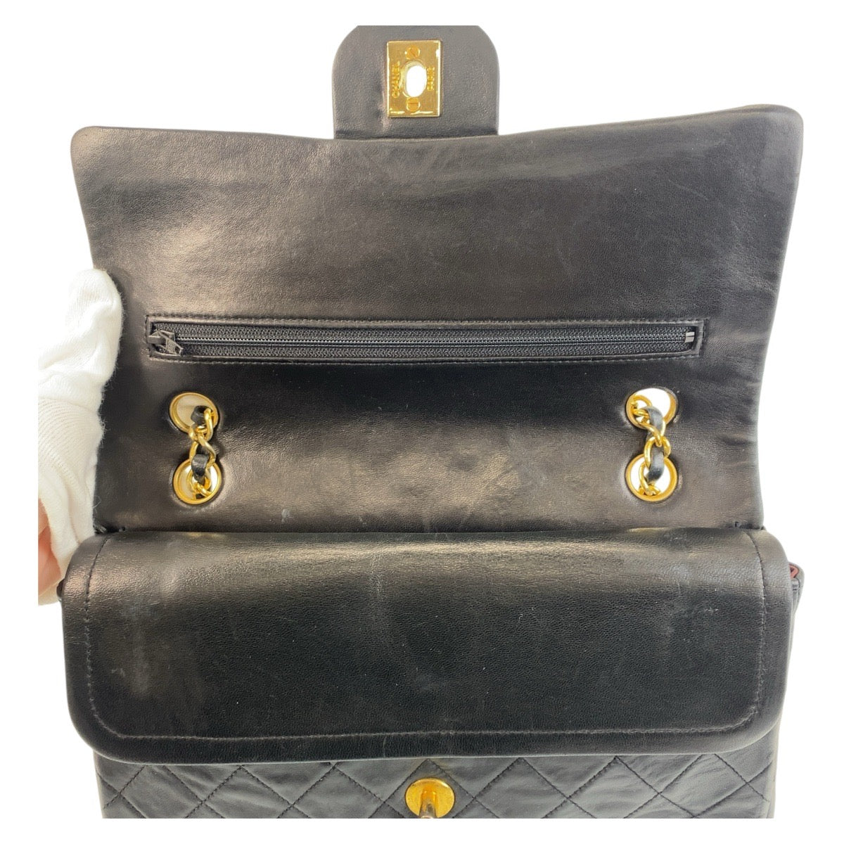 Chanel Vintage Matelasse Double Flap Shoulder Bag