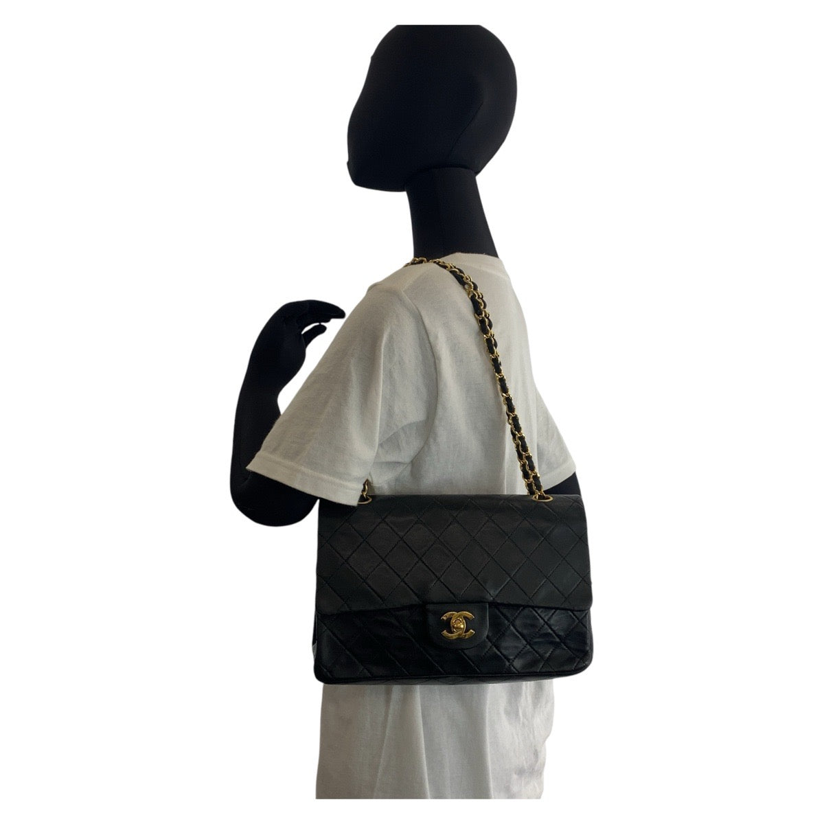 Chanel Vintage Matelasse Double Flap Shoulder Bag