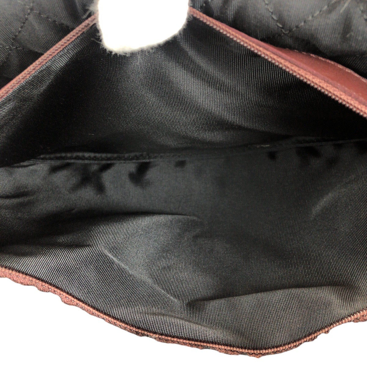 Chanel Vintage Coco Mark Turn Lock Fur Shoulder Bag