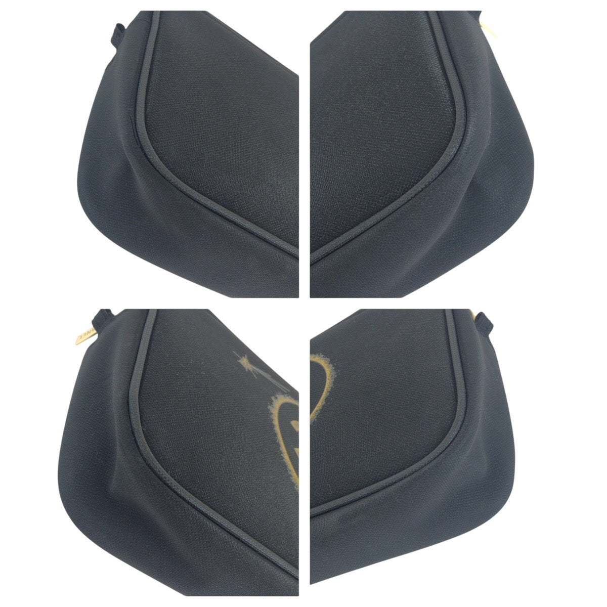 Chanel Canvas Coco Mark Pouch