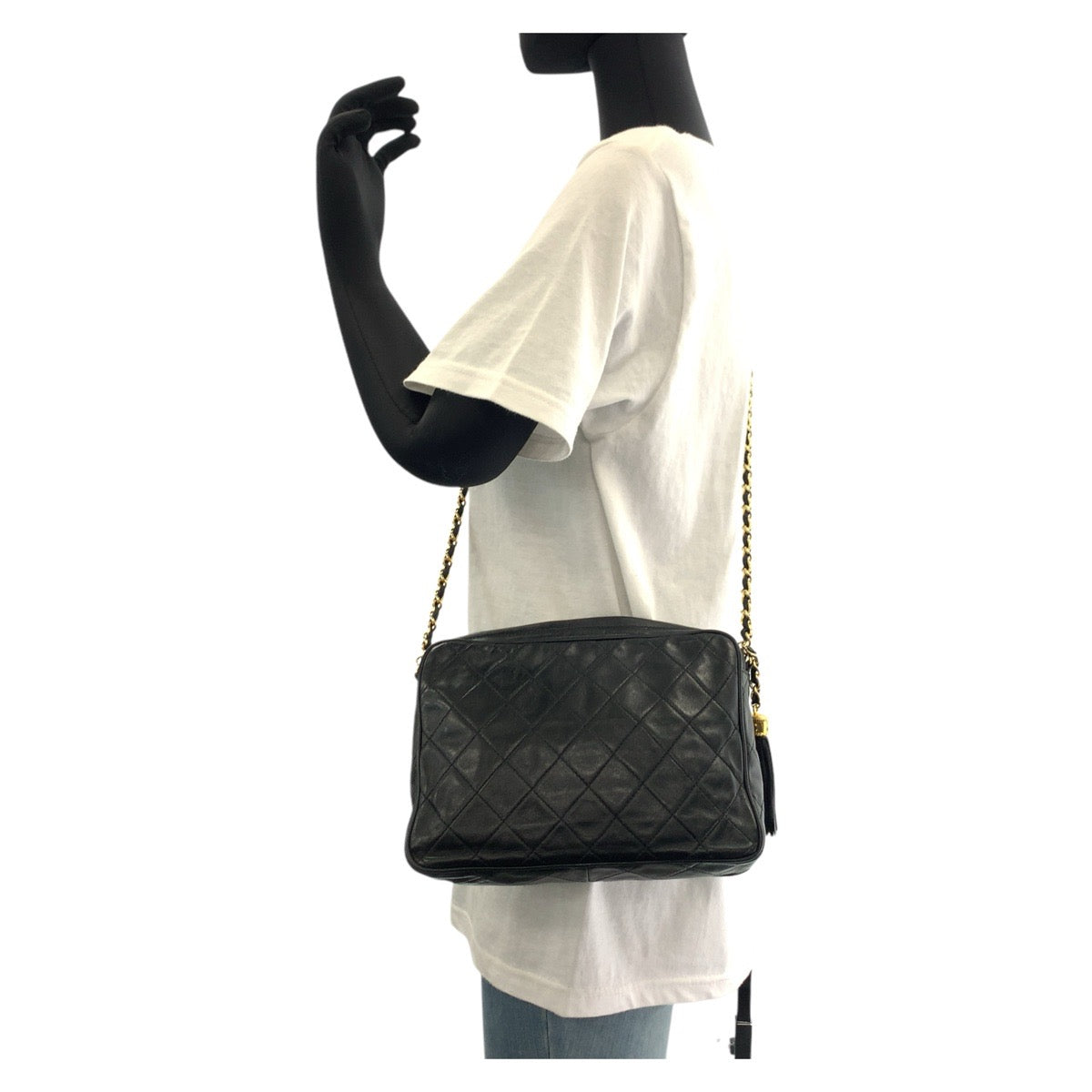 Chanel Vintage Matelass√© Fringe Shoulder Bag