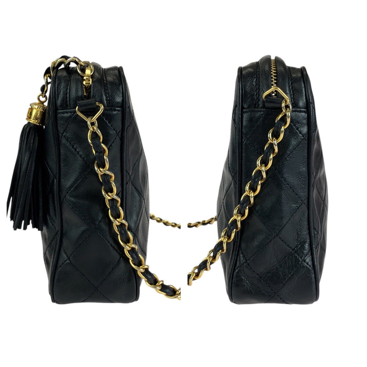 Chanel Vintage Matelass√© Fringe Shoulder Bag