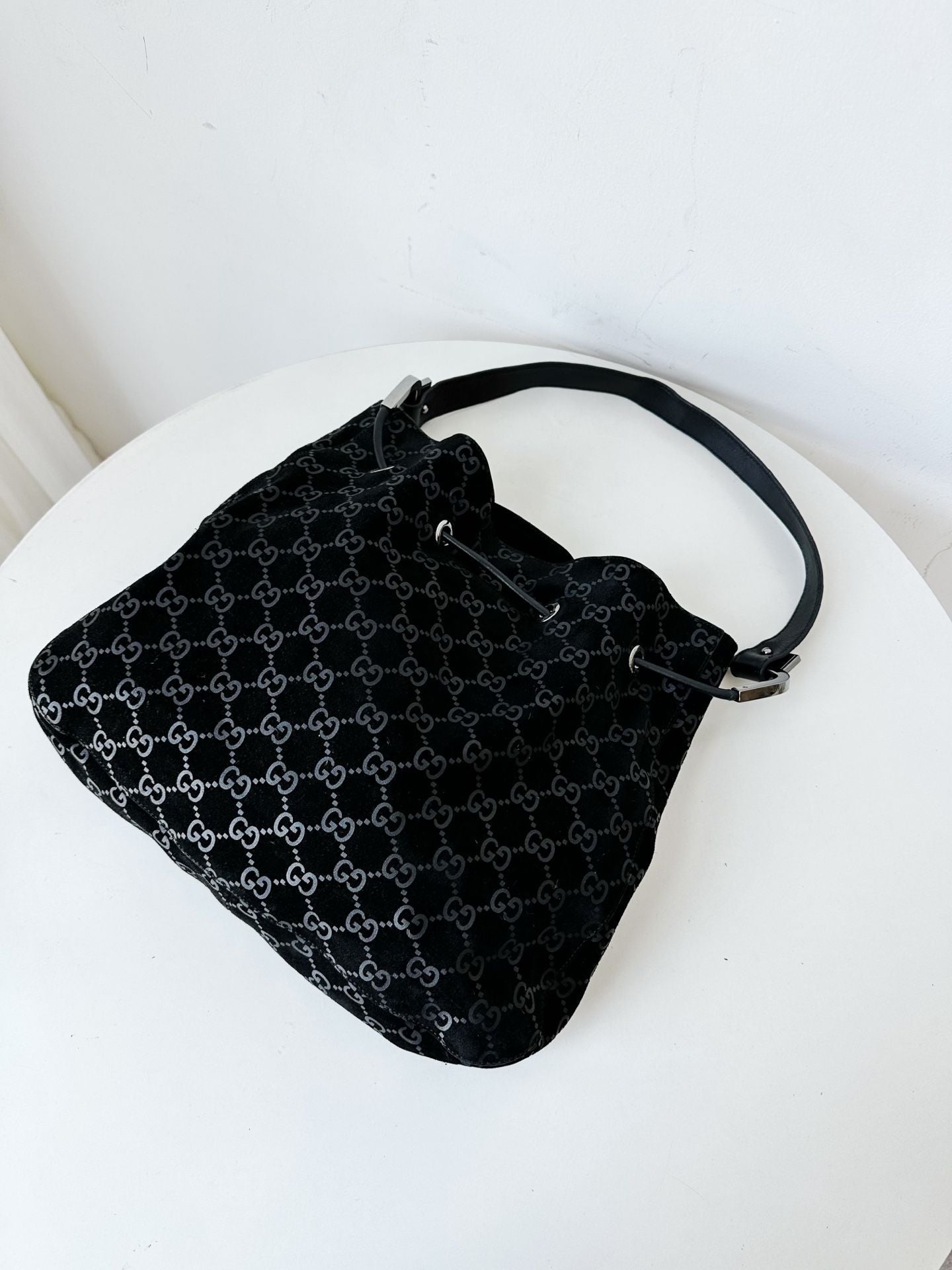Gucci suede bag black **cm