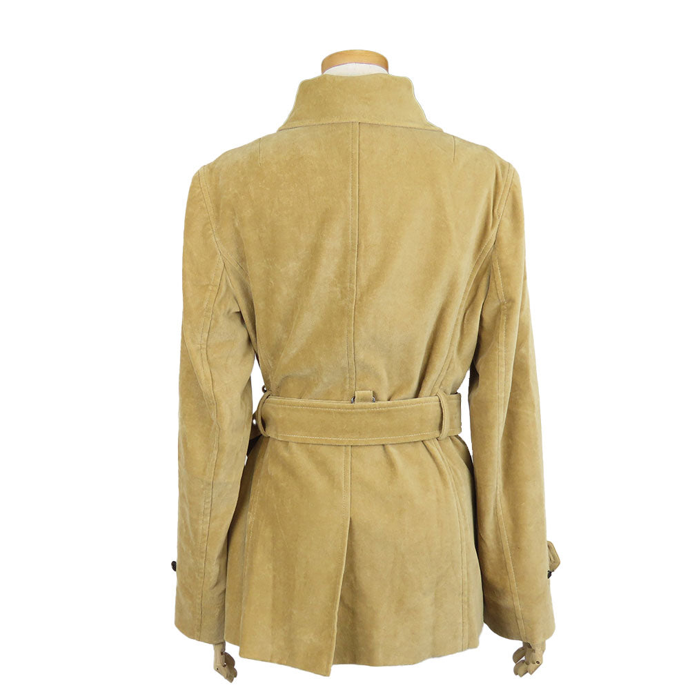 Burberry London Beige Cotton Polyester Coat