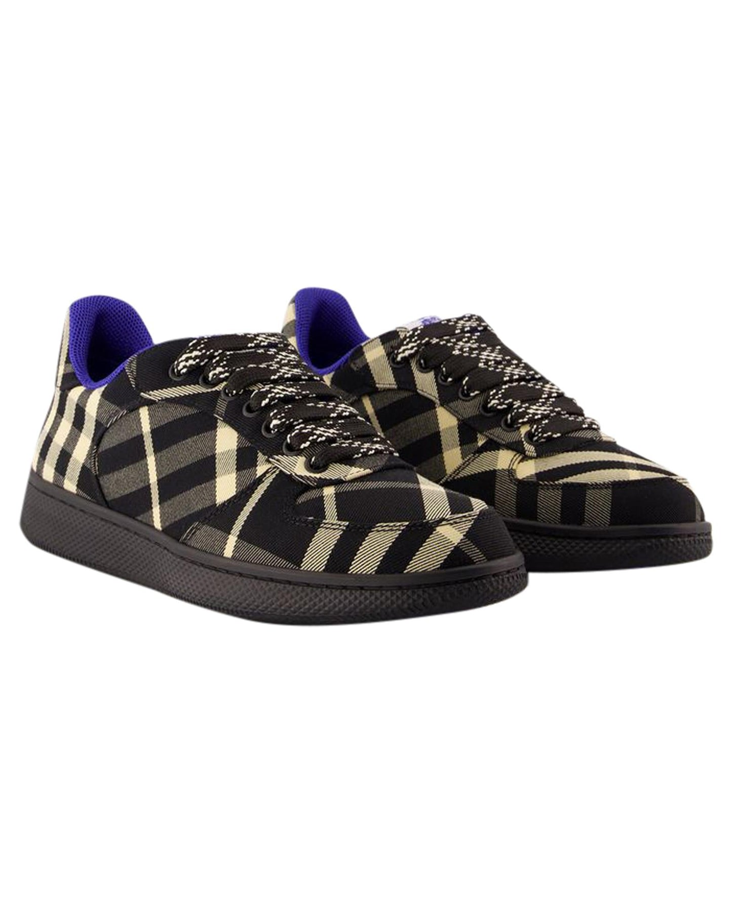 Burberry Arthur Plaid LowTop Sneakers Women Black | Black