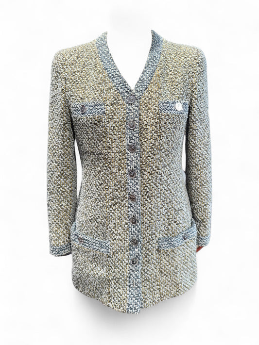 Chanel - Manteau tweed T40