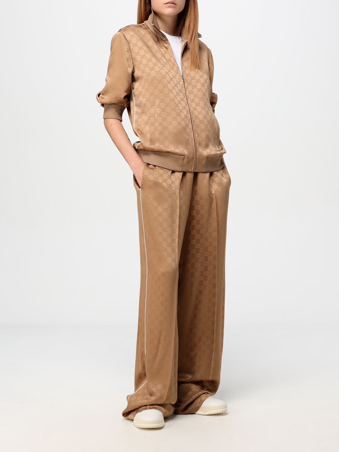 Gucci Sweatshirt Woman Beige Woman