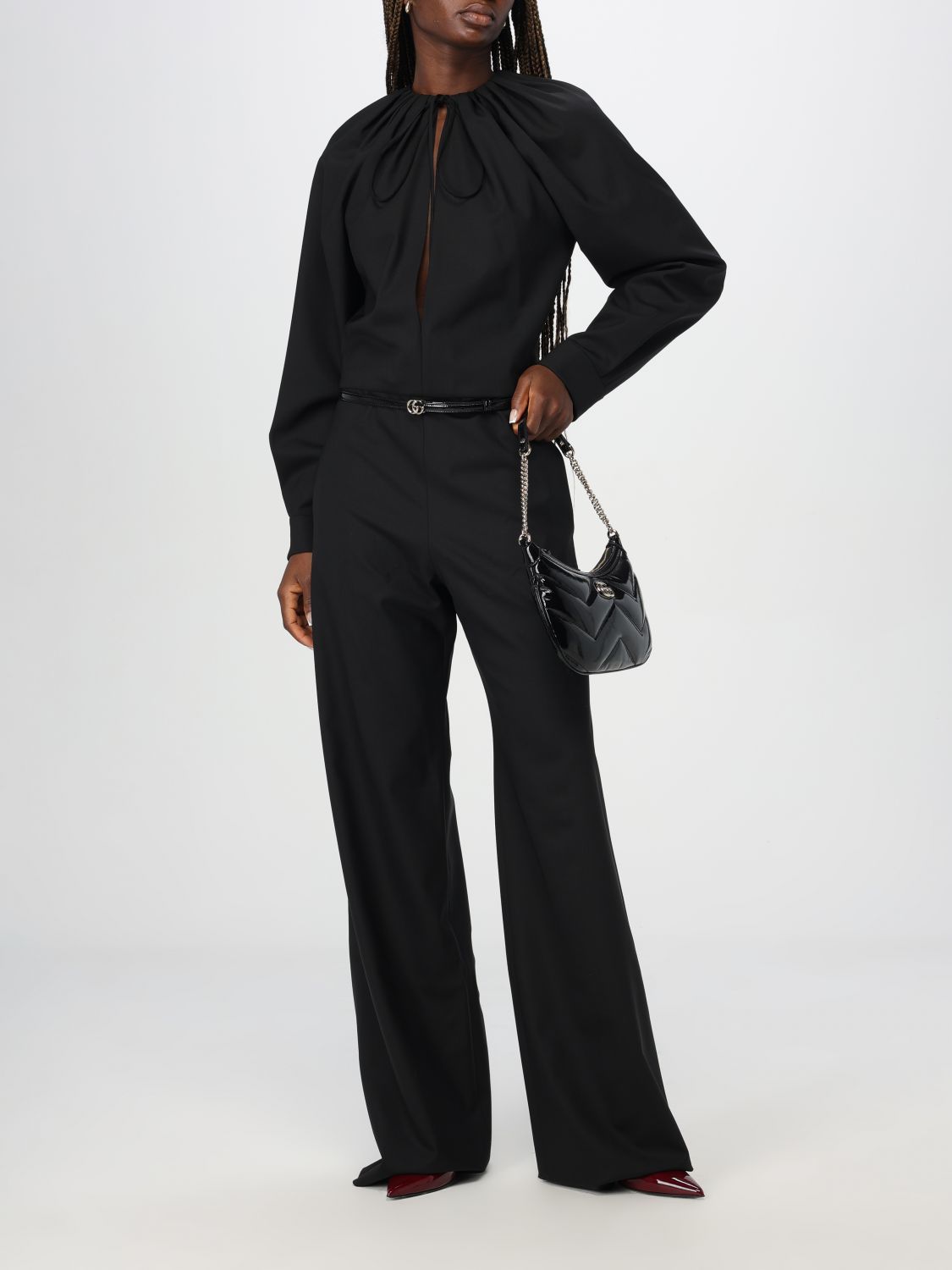 Gucci Jumpsuits Woman Black Woman