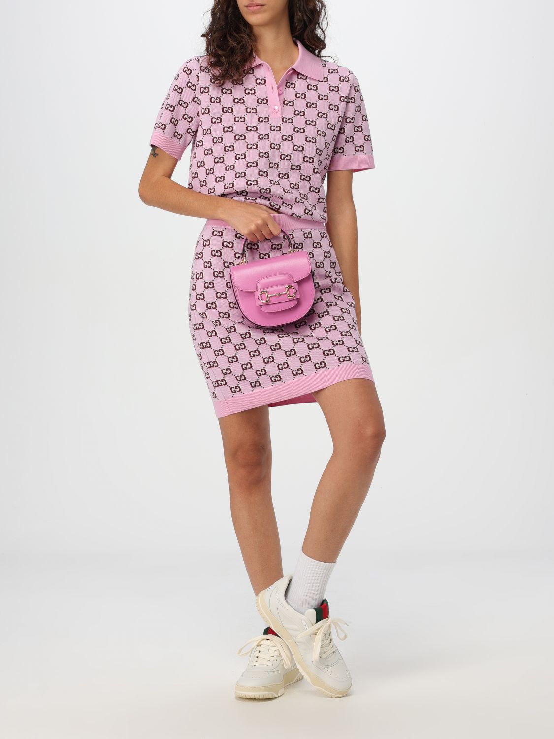 Gucci Skirt Woman Pink Woman