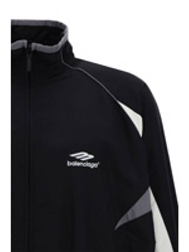 Luxury Balenciaga  3B Sports Icon Medium Fit Track Jacket Black