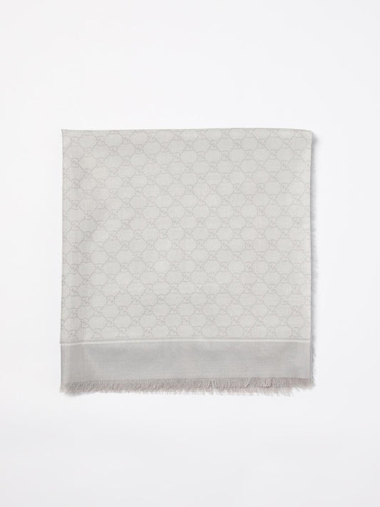 Gucci Scarf Woman Grey Woman