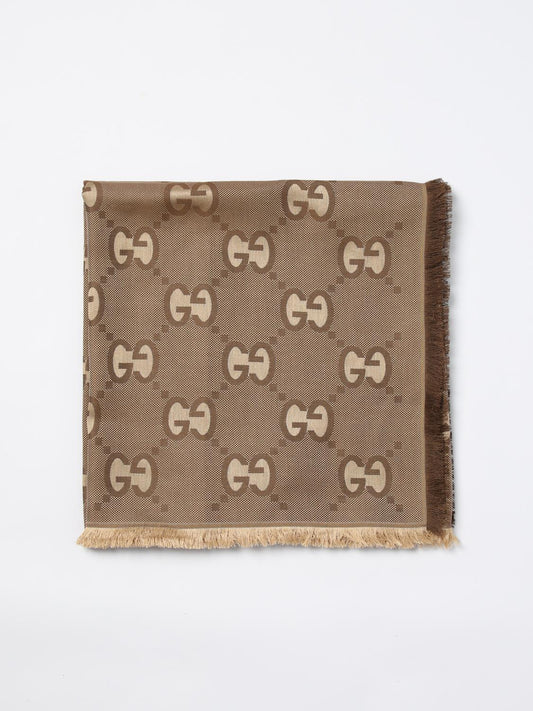 Gucci Scarf Woman Beige Woman