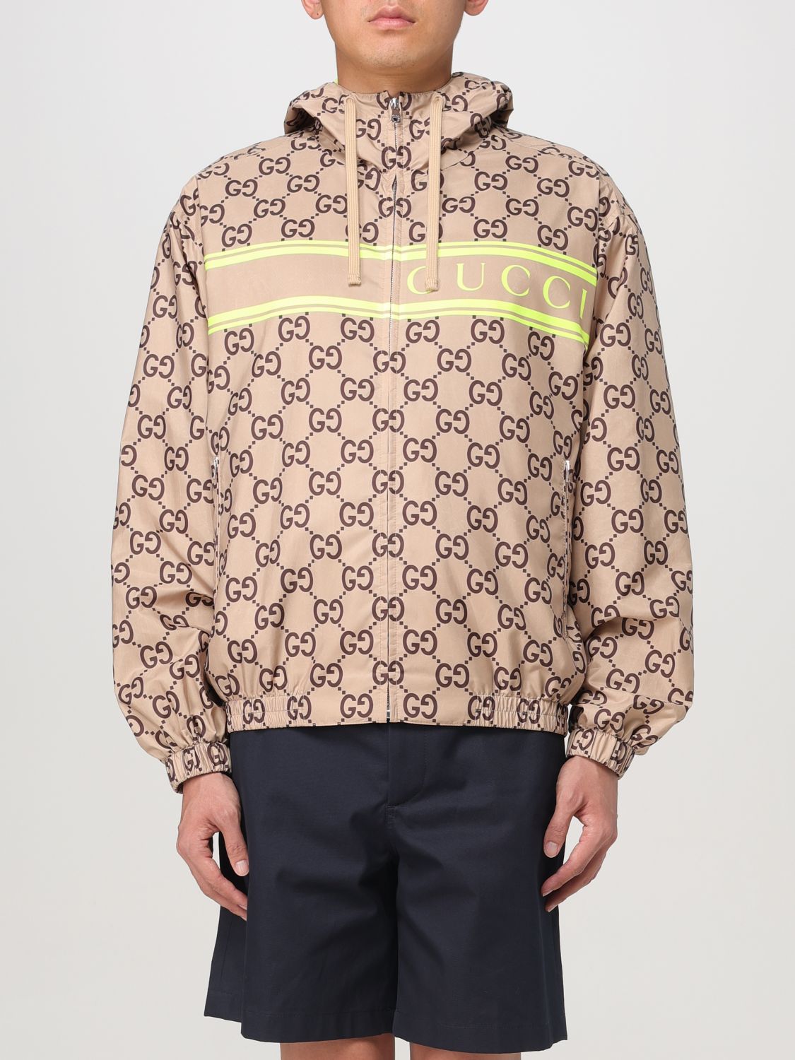 Gucci Polo Shirt Men Beige Men