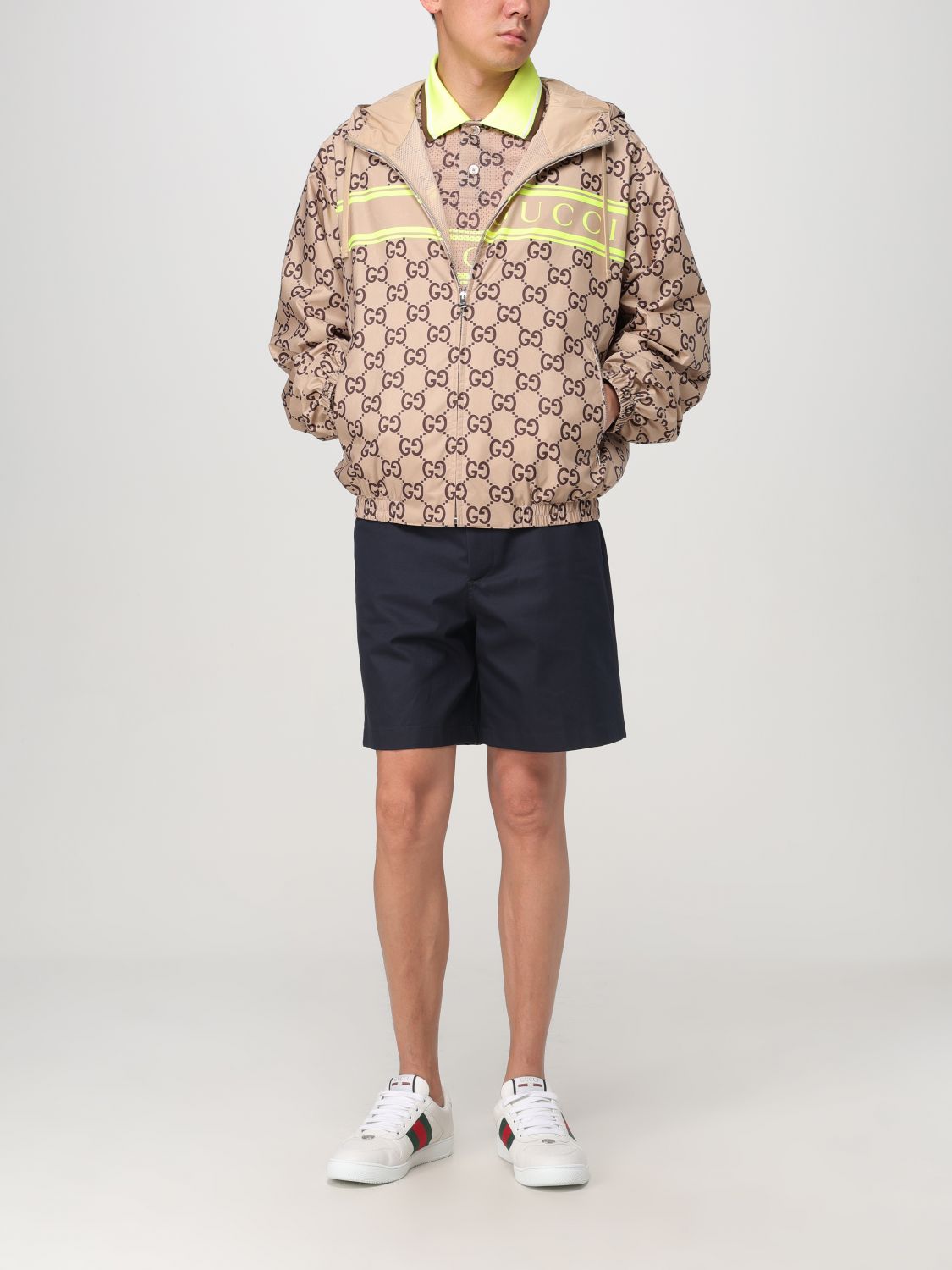 Gucci Polo Shirt Men Beige Men