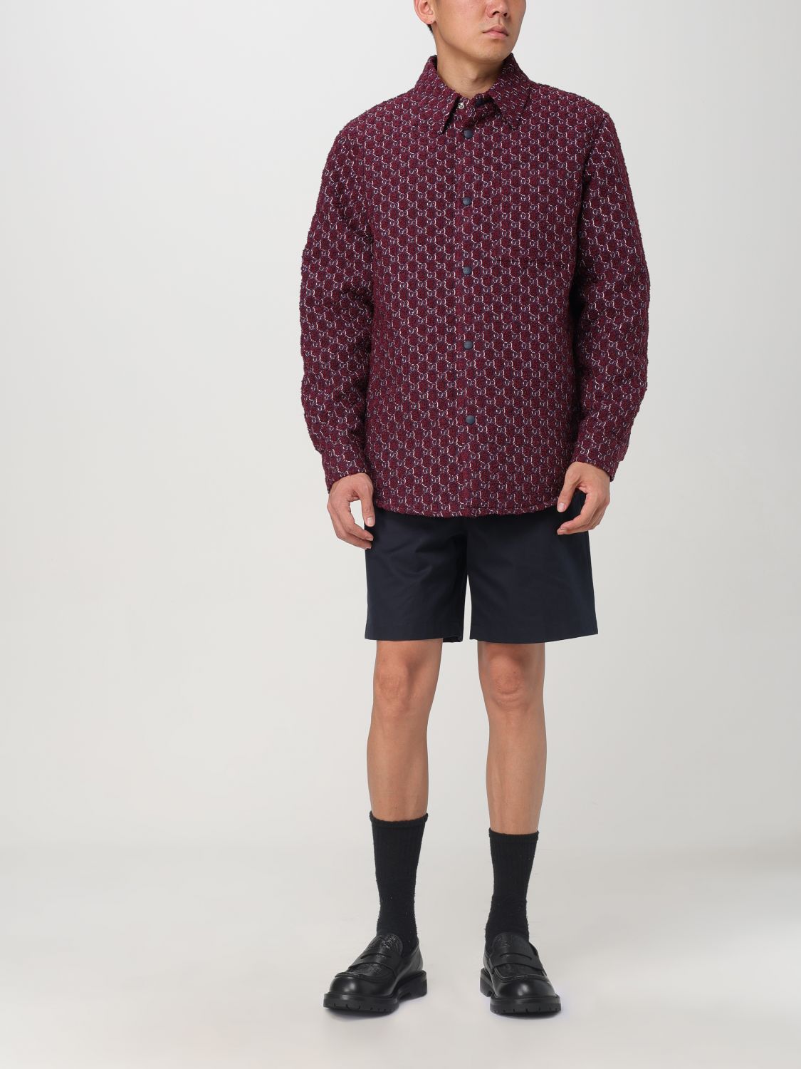 Gucci Shirt Men Red Men