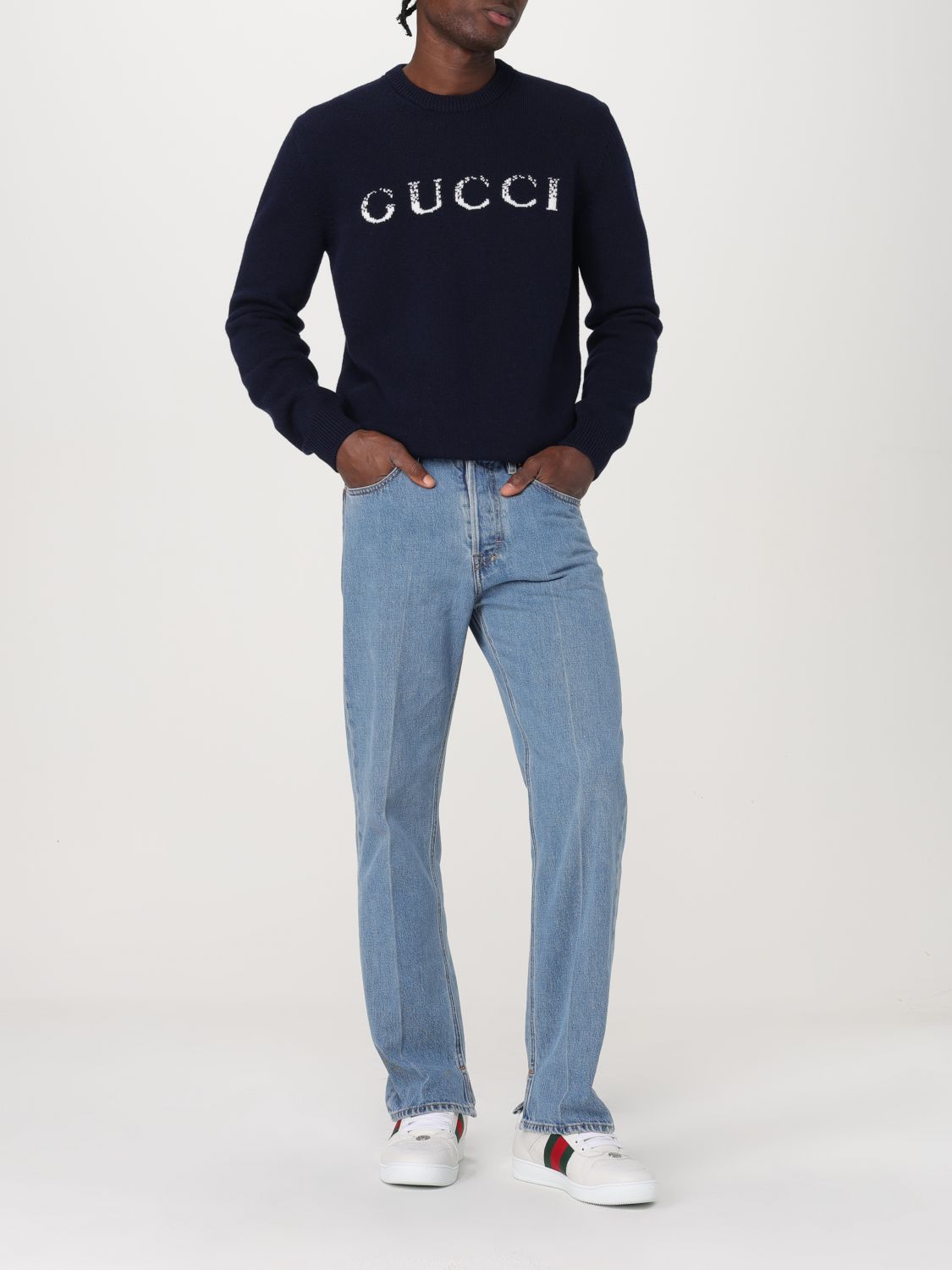 Gucci Sweater Men Blue Men
