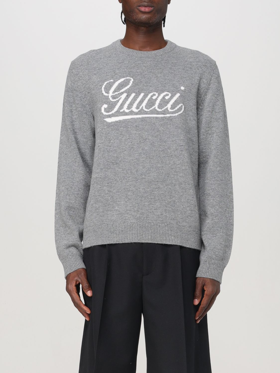 Gucci Sweater Men Grey Men