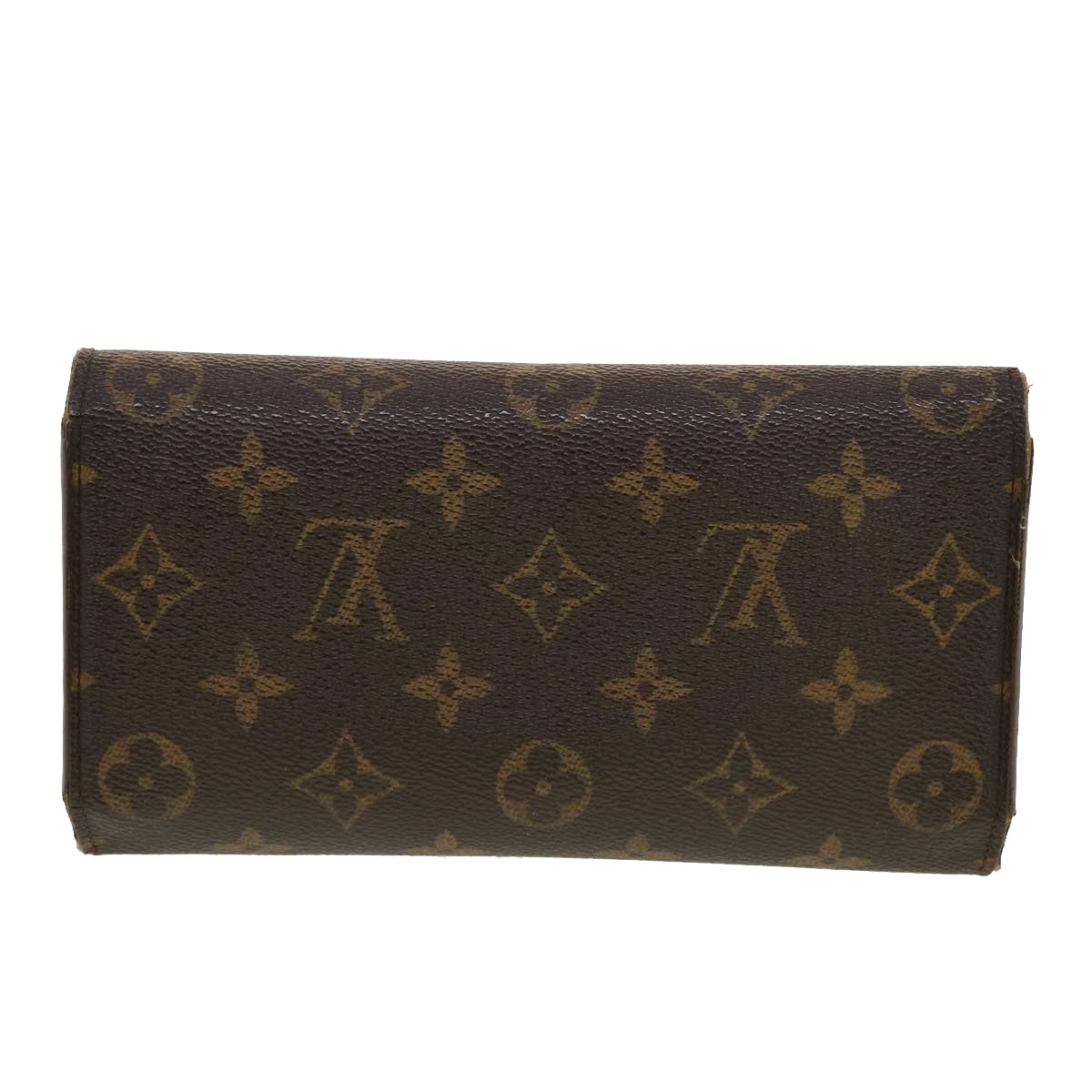 LOUIS VUITTON Monogram Portefeuille International Long Wallet M61217 Auth 41654