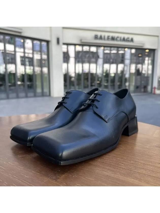 Luxury Balenciaga  Work Lace-Up Derby Black