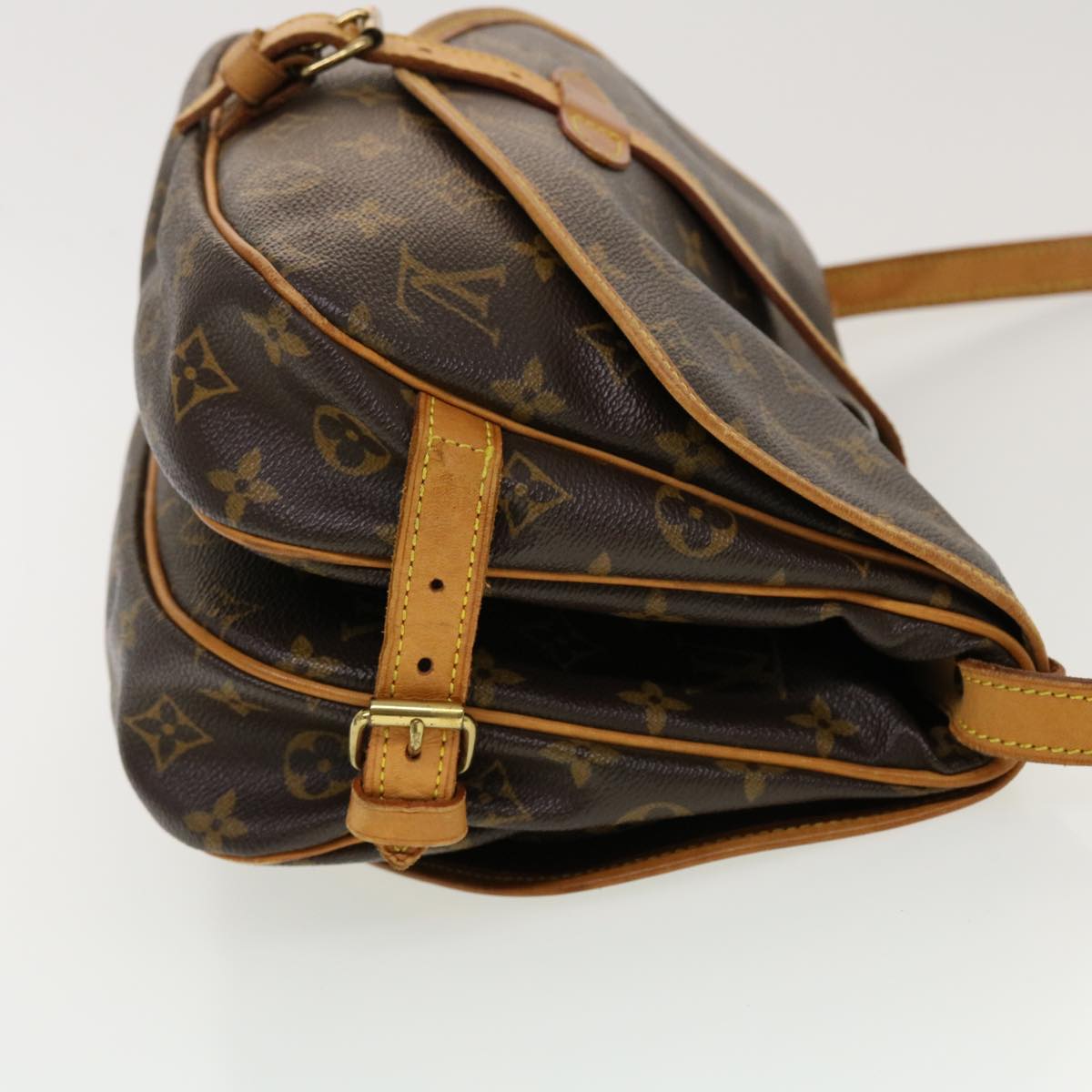 LOUIS VUITTON Monogram Saumur 30 Shoulder Bag M42256 LV  41983