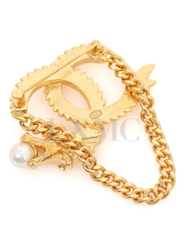 Dragon Brooch LUNAR NEW YEAR CC Logo Chanel