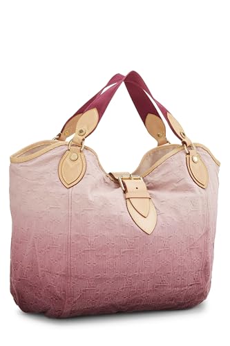 Louis Vuitton,  Pink Ombré Monogram Denim Sunbeam, Pink