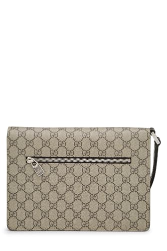 Gucci, Original GG Supreme Canvas Clutch, Brown