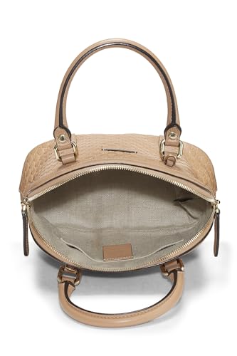 Gucci, Beige Microguccissima Leather Nice Dome Bag Mini, Beige