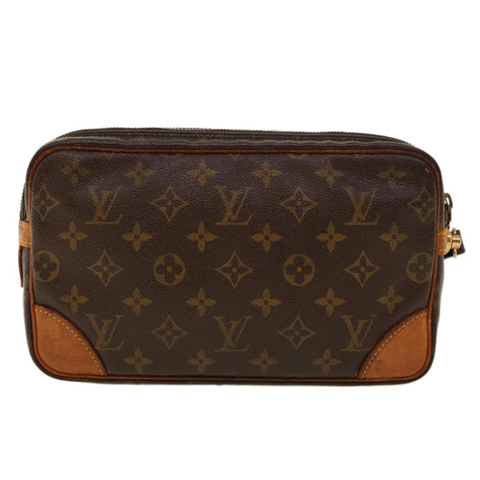 LOUIS VUITTON Monogram Marly Dragonne GM Clutch Bag M51825 LV Auth 42074