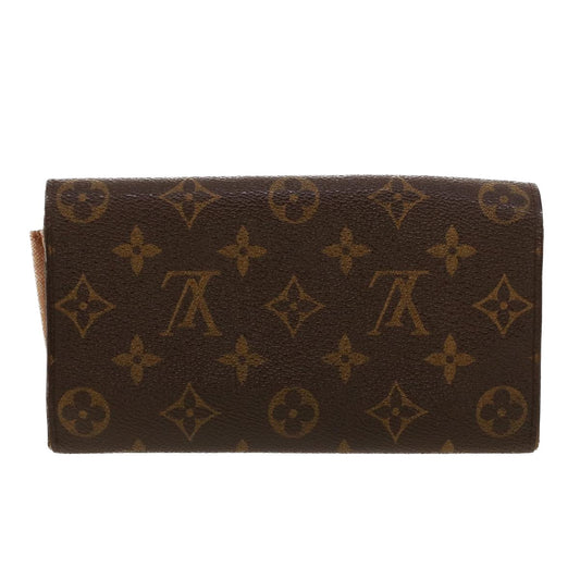LOUIS VUITTON Monogram Portefeuille Sarah Long Wallet M60531 LV Auth 42120