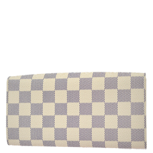 Louis Vuitton Damier Azur Portofeuil Sara Coin Purse Wallet N61735