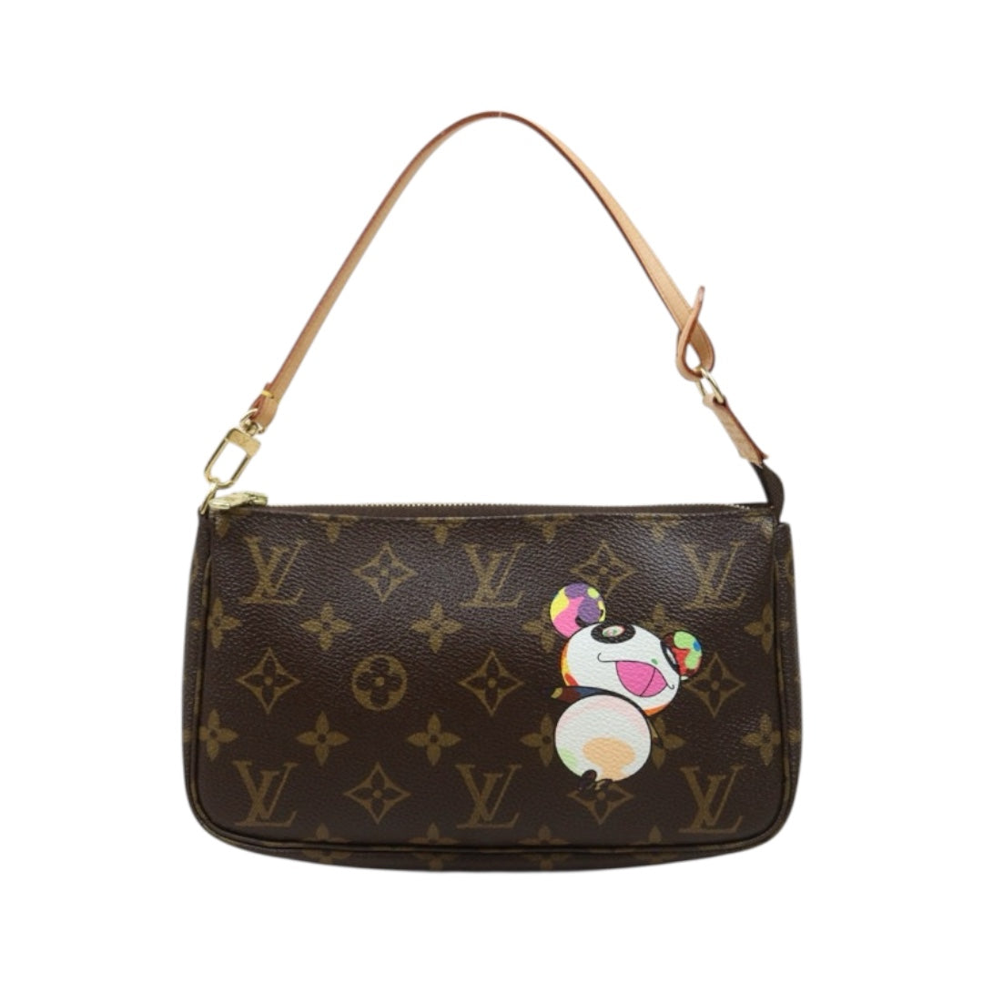 Very Good ( Rank A)｜ LV Takashi Murakam Panda Monogram Pochette Accessoires ｜25050229