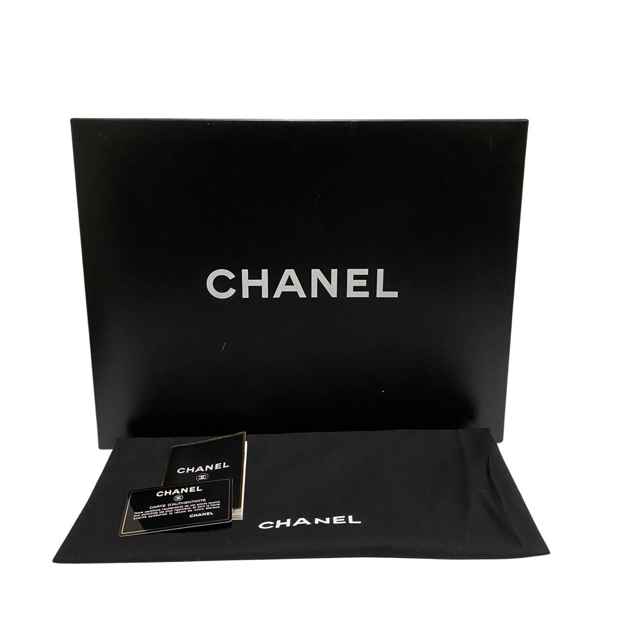 CHANEL Tote Bag leather beige Caviar skin Chain tote