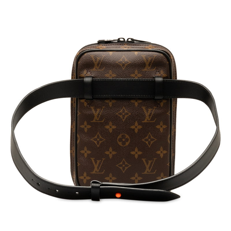 Louis Vuitton Monogram Solar R Unit Side Bag Shoulder Bag Body Bag 2WAY M44477 Brown Black PVC Leather  Louis Vuitton
