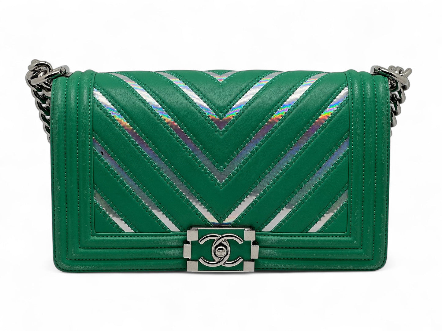 Chanel - Sac Boy Vert édition limité