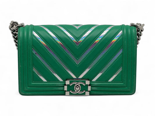 Chanel - Sac Boy Vert édition limité