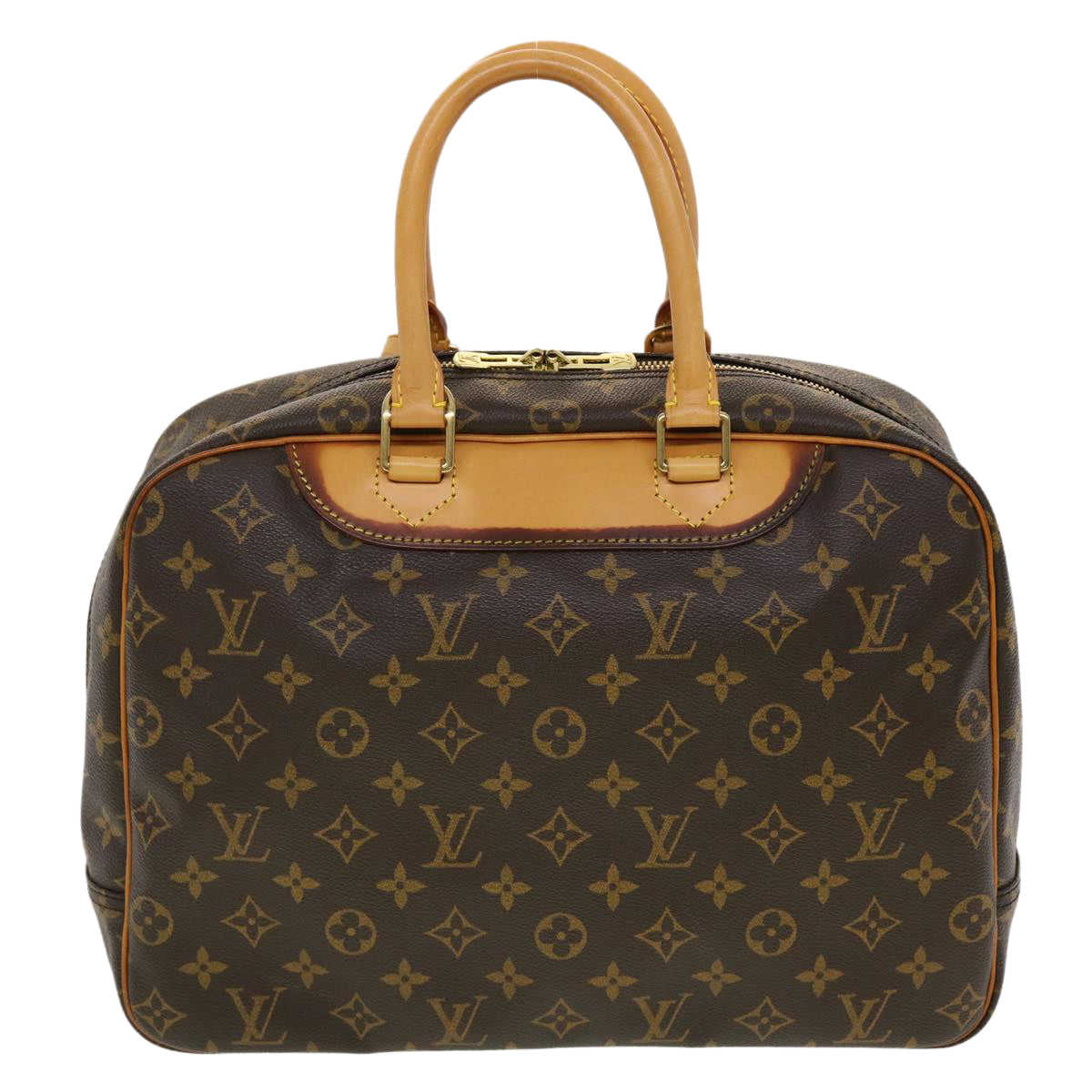 LOUIS VUITTON Monogram Deauville Hand Bag M47270 LV Auth 42386