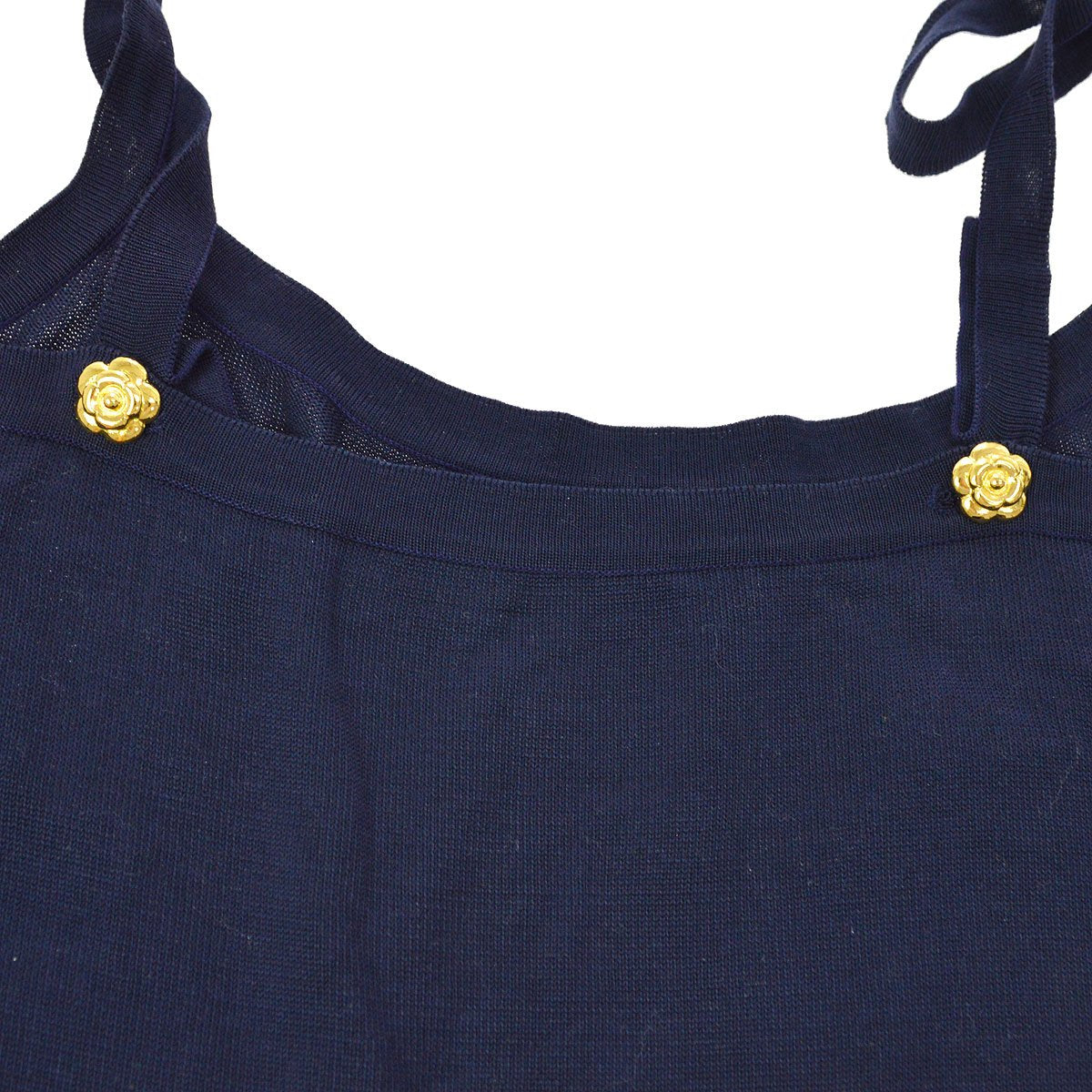 CHANEL open back knee-length dress #42