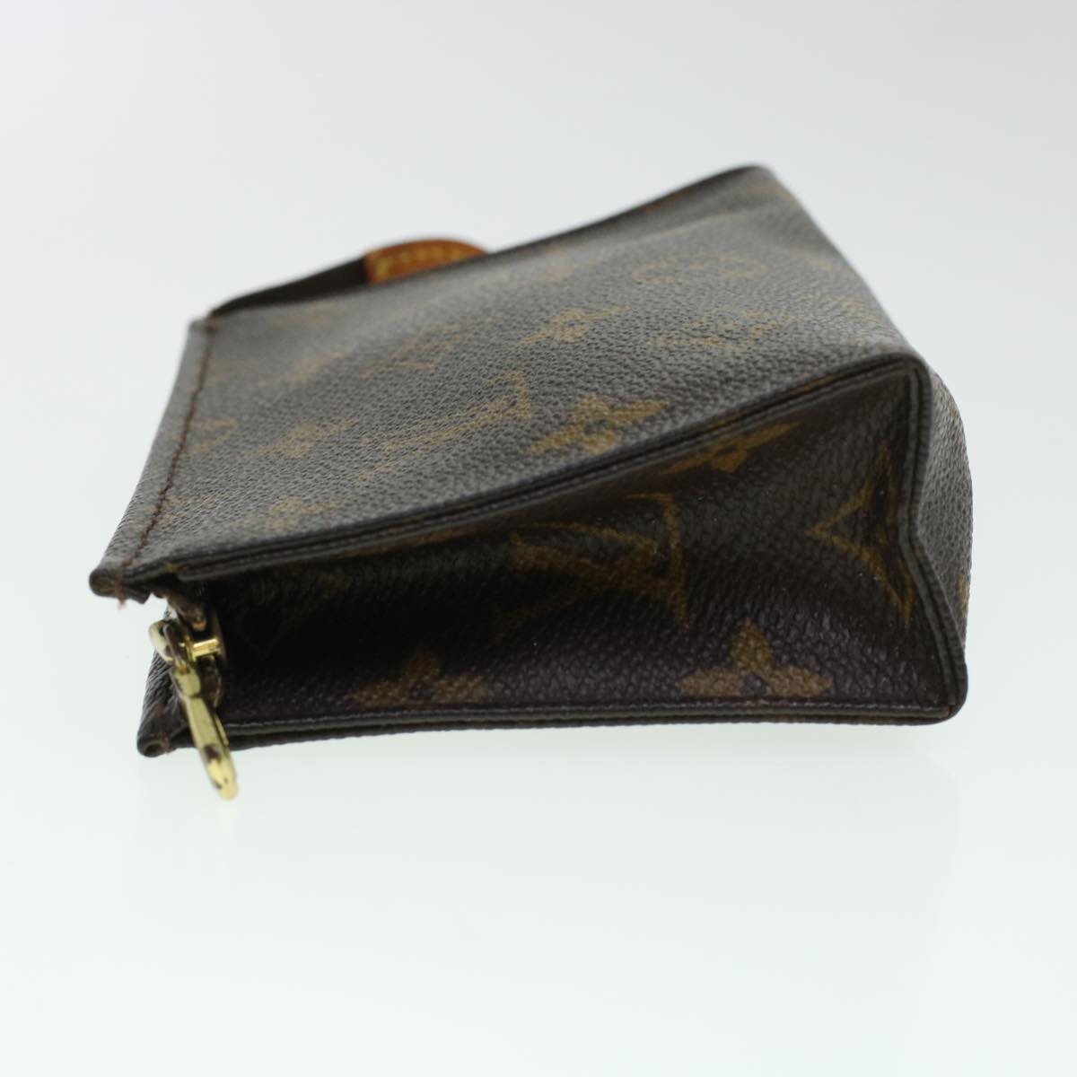 LOUIS VUITTON Monogram Poche Toilette 15 Pouch M47546 LV Auth 42558